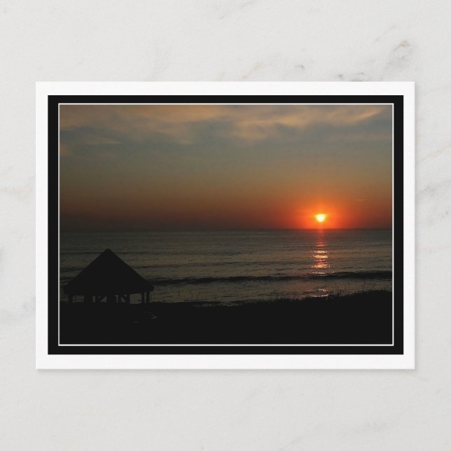 OBX Beach Sunrise Vykort (Framsida)