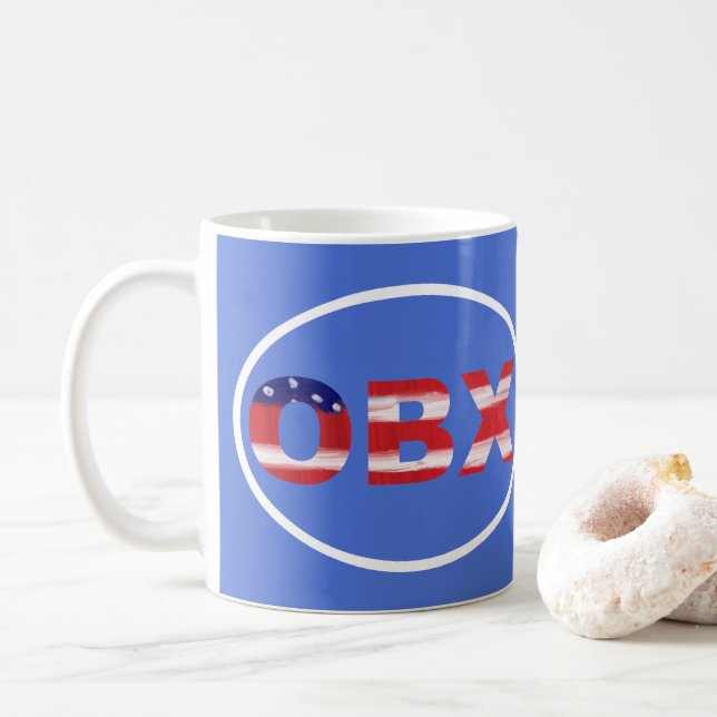 OBX FLAGGA KAFFEMUGG (Med munk)