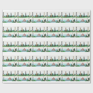 OBX Fyrar INPACKNINGSPAPPER Presentpapper