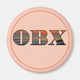 OBX Gazebo Soluppgång Text Magnet