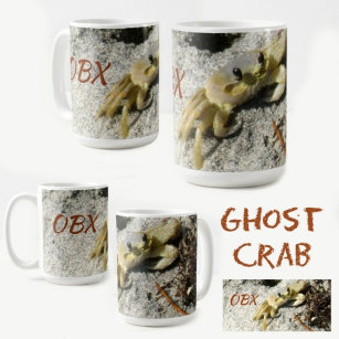 OBX Ghost Crab North Carolina Photographic Kaffemugg