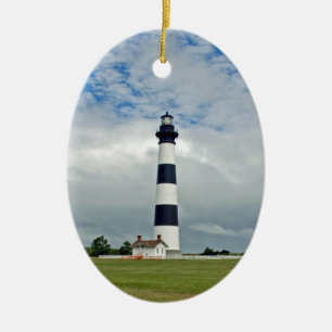 OBX Lighthouse Julgransprydnad Keramik