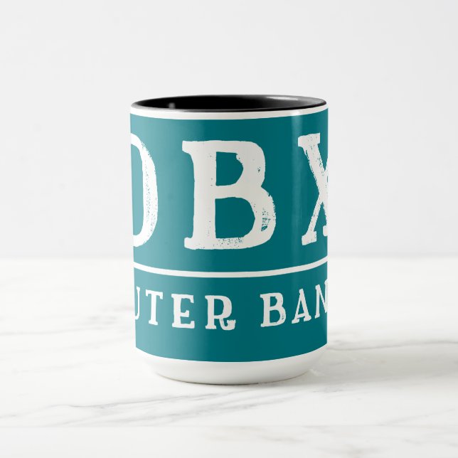 OBX Outer Banx OUTER BANKER North Carolina Mugg (Center)