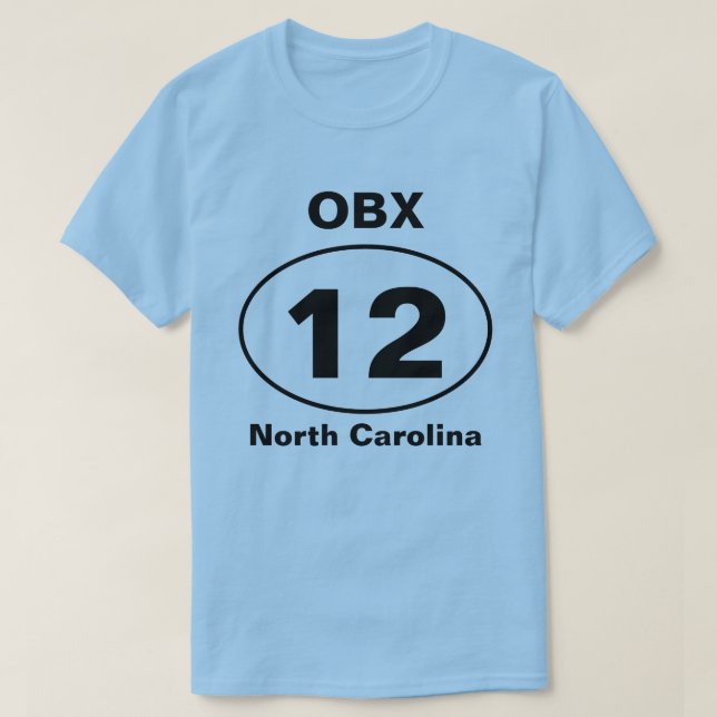 OBX Rt 12 Oval T Shirt (Design framsida)