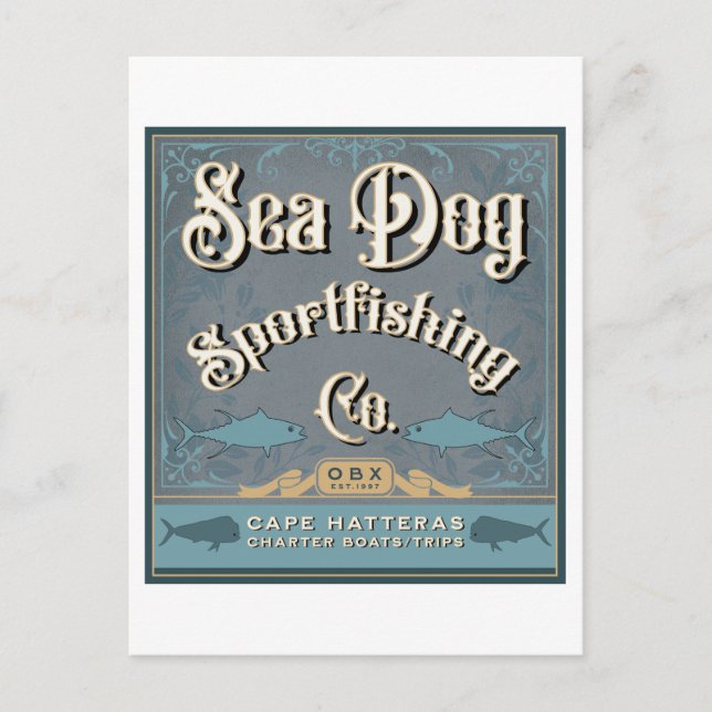 OBX Sea Hund Sportfish Vykort (Framsida)