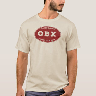 OBX Solid Oval i rött T Shirt