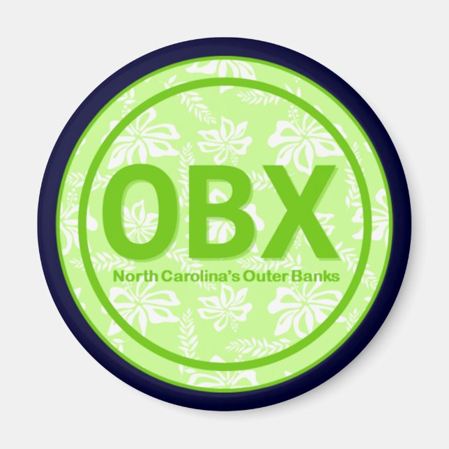 OBX yttre Banker NC-Grönt, underlager Magnet (Framsidan)