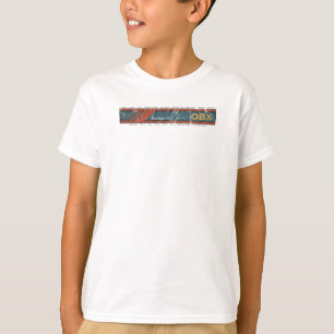 OBX yttre Banker Städer III drk txt dstrssd T Shirt