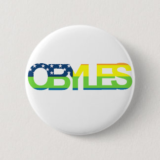 OBYLES-regnbågeflagga Knapp
