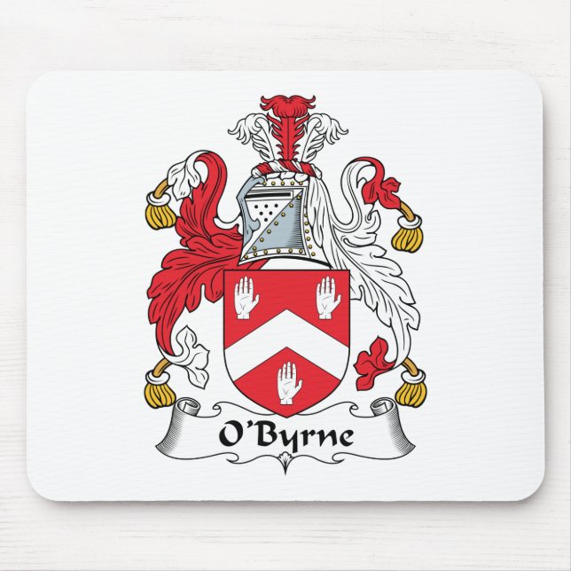 O'Byrne familjvapensköld Musmatta (Framsidan)