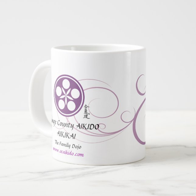 OC AIKIDO Mugg Jumbo Mugg (Framsida vänster)