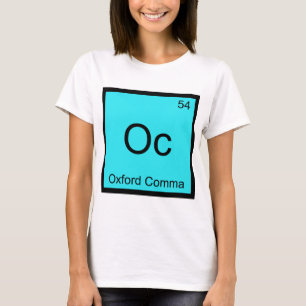 Oc - Oxford Komma Kemiskt Elementsymbol Grammatik Tee
