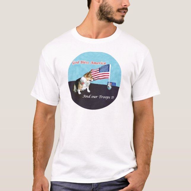 OC vid flagga Tee Shirt (Framsida)