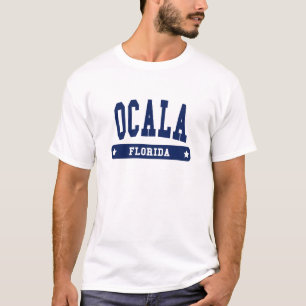 Ocala Florida College Stil T-skjortor Tee