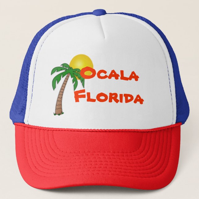 Ocala. Florida handflatan träd hat Keps (Framsida)