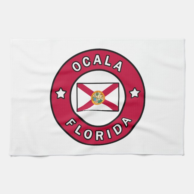 Ocala Florida Kökshandduk (Horisontell)