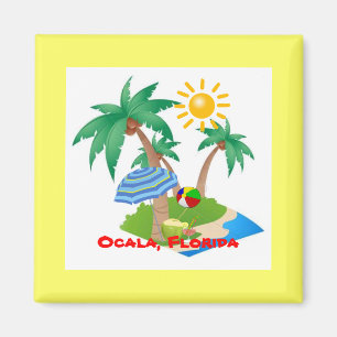 Ocala, Florida-mall för kylmagnet Magnet