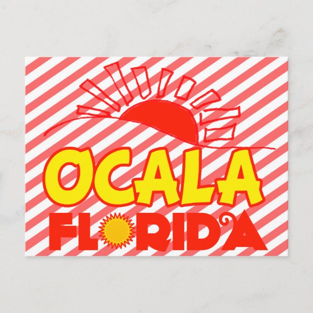 Ocala, Florida Vykort (Framsida)