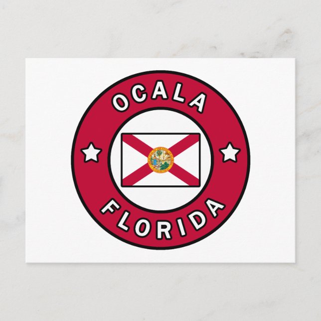 Ocala Florida Vykort (Framsida)