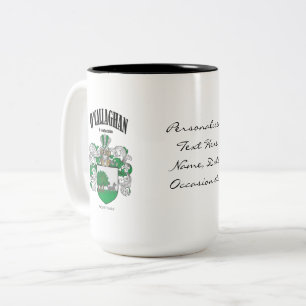 O'Callaghan Family Crest, Translation & Meaning Två-Tonad Mugg