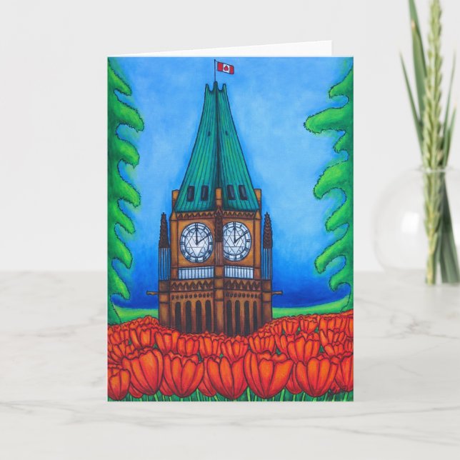 O'Canada hälsningkort Kort (Framsida)