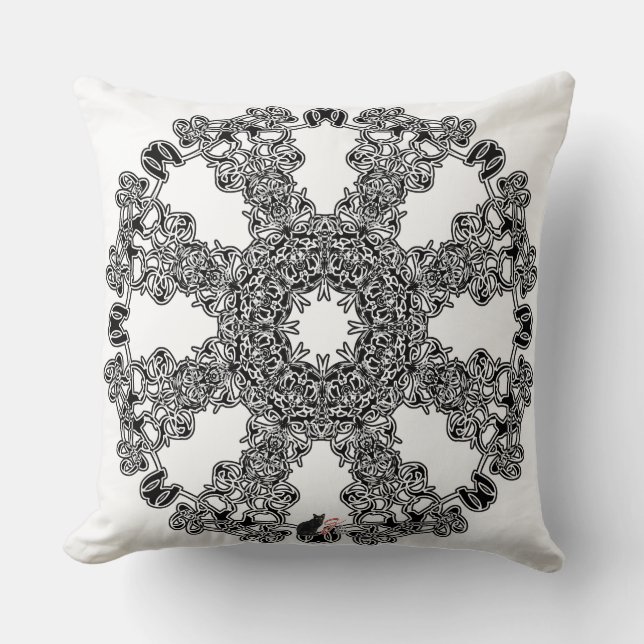 Ocannedättence Octa Glyph Pillow Kudde (Framsida)