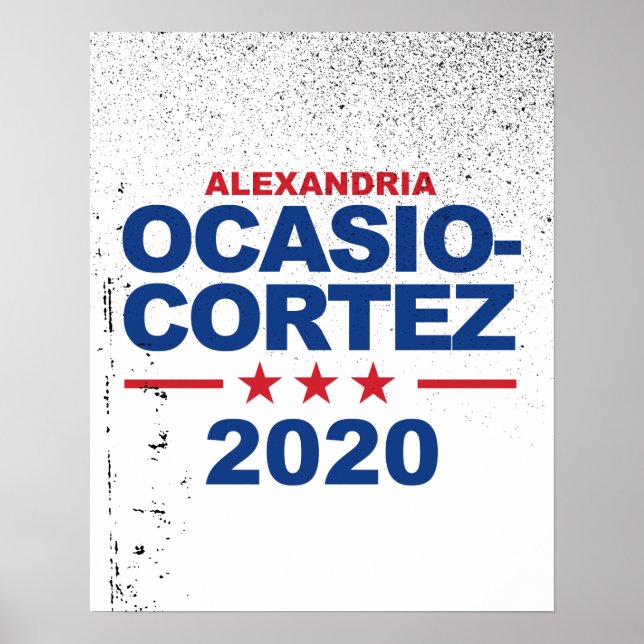 Ocasio-Cortez 2020 Poster (Framsidan)