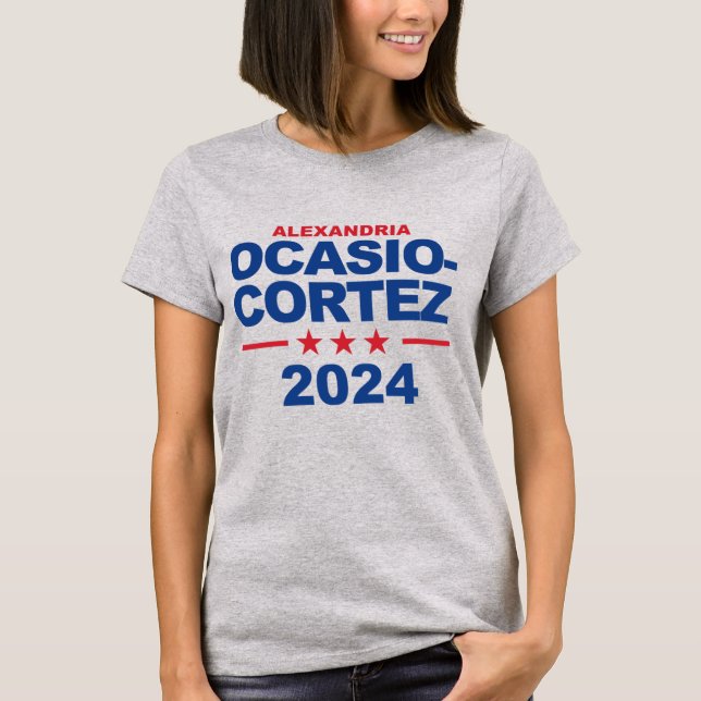 OCASIO-CORTEZ 2024 T SHIRT (Framsida)