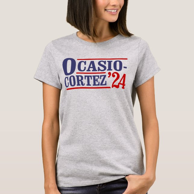 OCASIO CORTEZ '24 T SHIRT (Framsida)