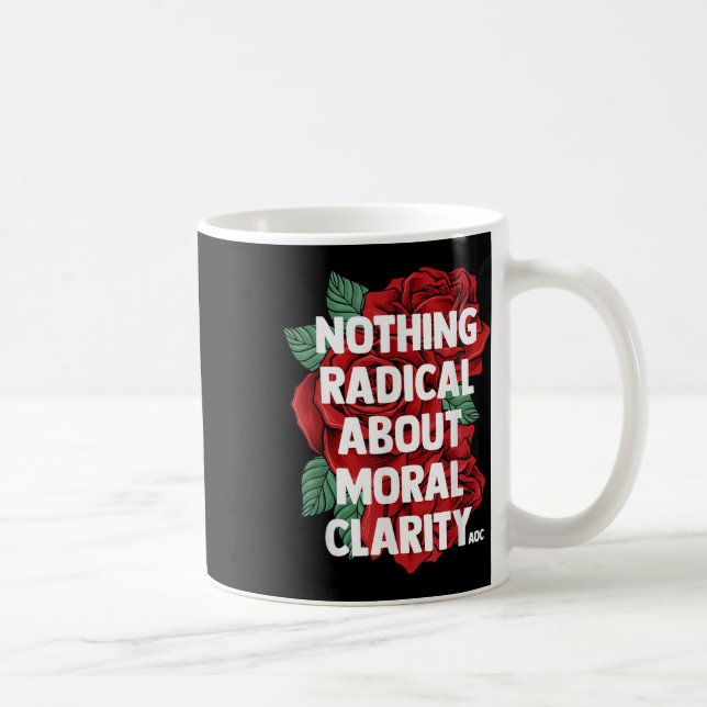 Ocasio Cortez Quote Sayed Slogan Aoc Liberal Gift Kaffemugg (Höger)