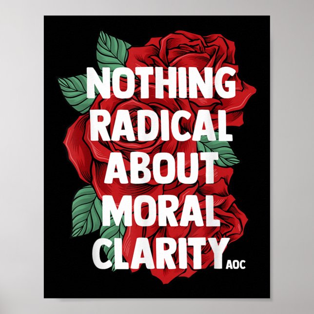 Ocasio Cortez Quote Sayed Slogan Aoc Liberal Gift Poster (Framsidan)