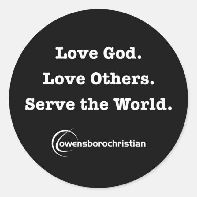 OCC Uppdrag svart etikett 3 tum (Framsida)