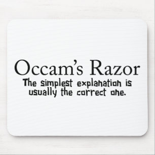 Occams rakkniv musmatta