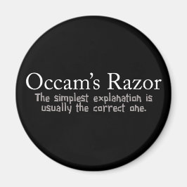 Occams Razor-lösning på vetenskapliga problem Magnet