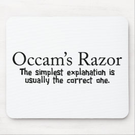 Occams Razor-lösning på vetenskapliga problem Musmatta