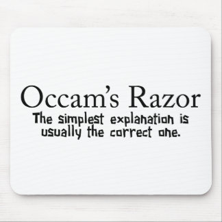 Occams Razor-lösning på vetenskapliga problem Musmatta