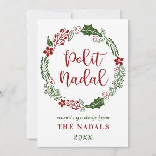 Occitan God Jul, Anpassad Julkort