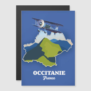 Occitanie Frankrike-resa karta