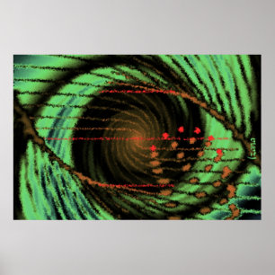 Occular Vortex från Izana Poster