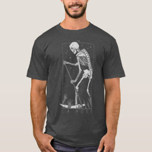 Occult der Tod Tarot Card, död La Mort Gothic T Shirt