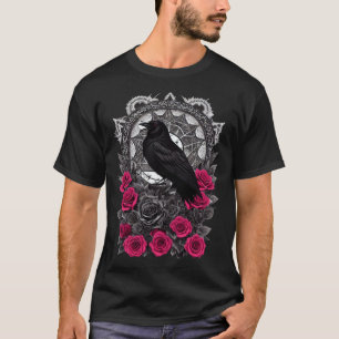 Occult Emo Raven Witchy Goth Aesthetic Grunge Mörk T Shirt