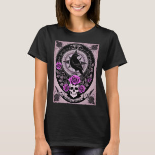 Occult Emo Raven Witchy Goth Aesthetic Grunge Mörk T Shirt
