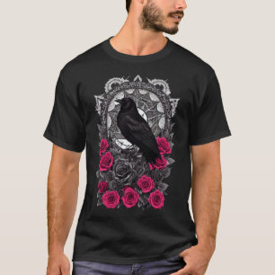 Occult Emo Raven Witchy Goth Aesthetic Grunge Mörk T Shirt