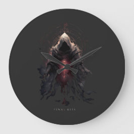 Occult Figure Dark Art Stor Klocka