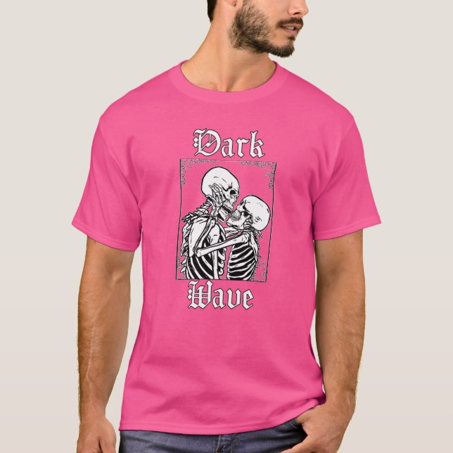 Occult Goth Måne Gothic Punk Grunge Mörk Wave 1 T Shirt (Framsida)