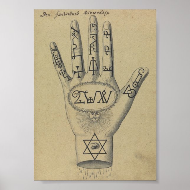 Occult Hand Poster (Framsidan)