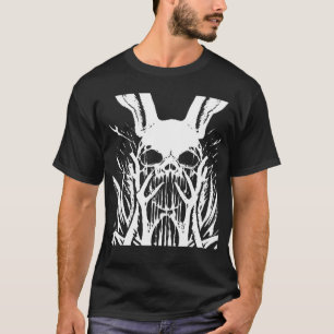 Occult Horror Bunny Död Metall Thrash Metall Grind T Shirt