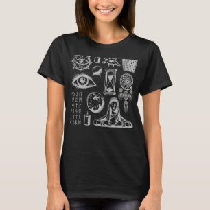 Occult Magic All Seeing Öga Witchcraft Crystal Dre T Shirt