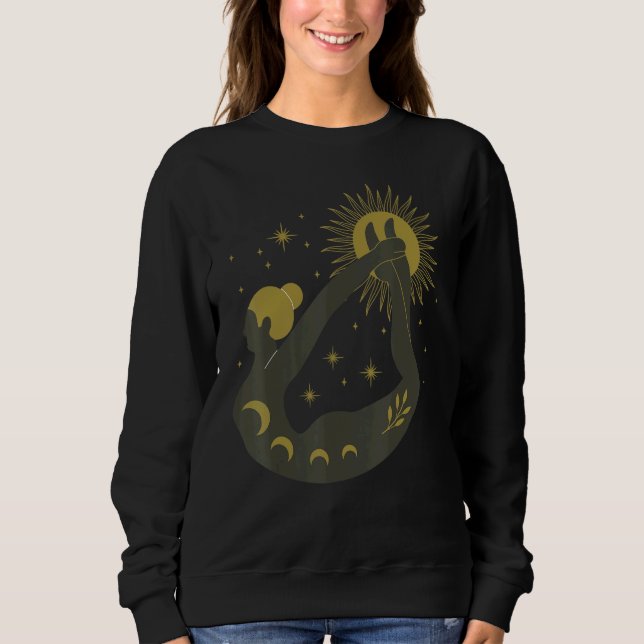Occult Magic Celestial Yoga 6 T Shirt (Framsida)