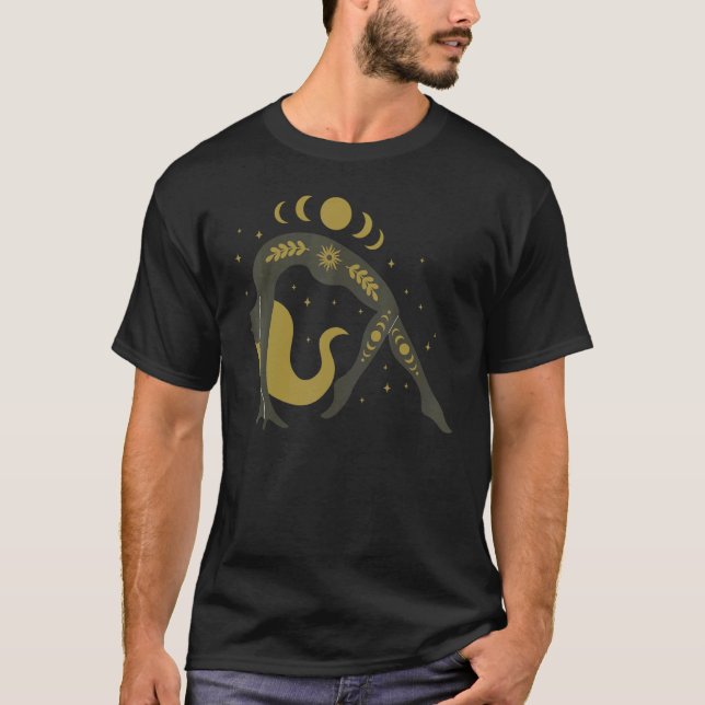 Occult Magic Celestial Yoga 7 T Shirt (Framsida)